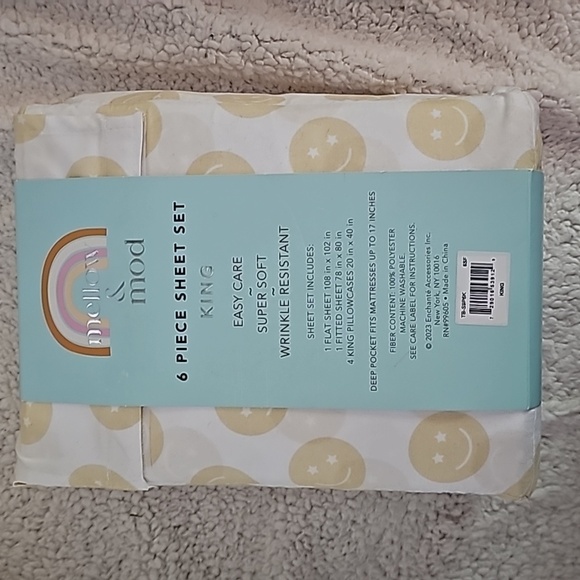 Mellow & mod king sheet set - Picture 2 of 2